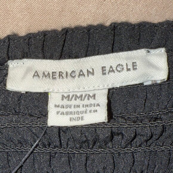 NWT American Eagle Black Removable Straps Corset Tube‎ Top Size M - Picture 6 of 7